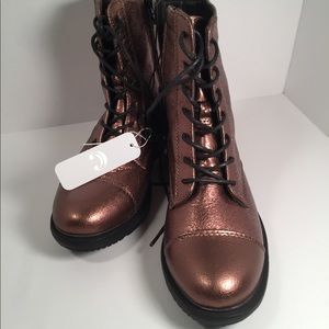Charming Charlie metallic boots